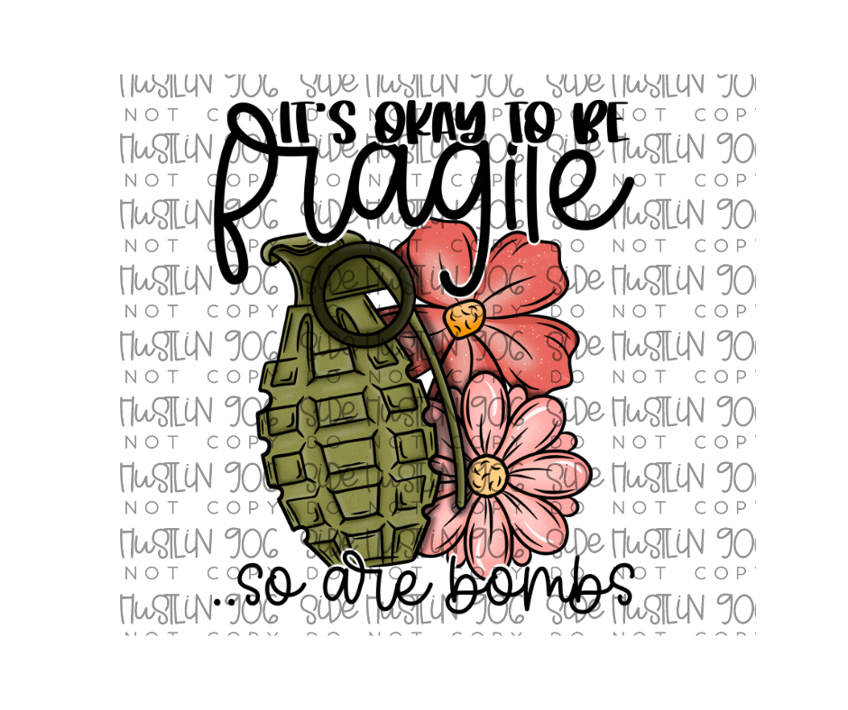 Flower Bomb-Ready to Press Transfer