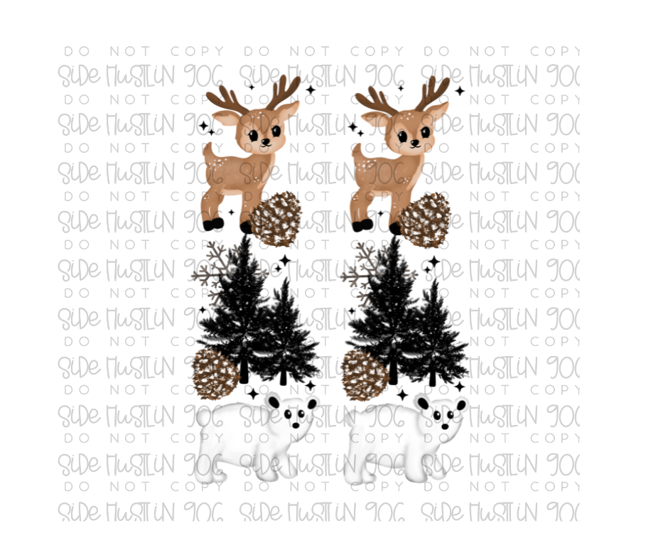 Winter Wonderland Sleeve-Ready to Press Transfer