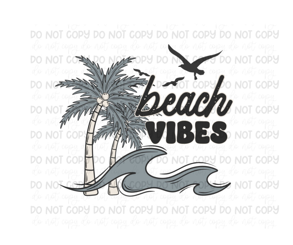 Beach Vibes-Ready to Press Transfer