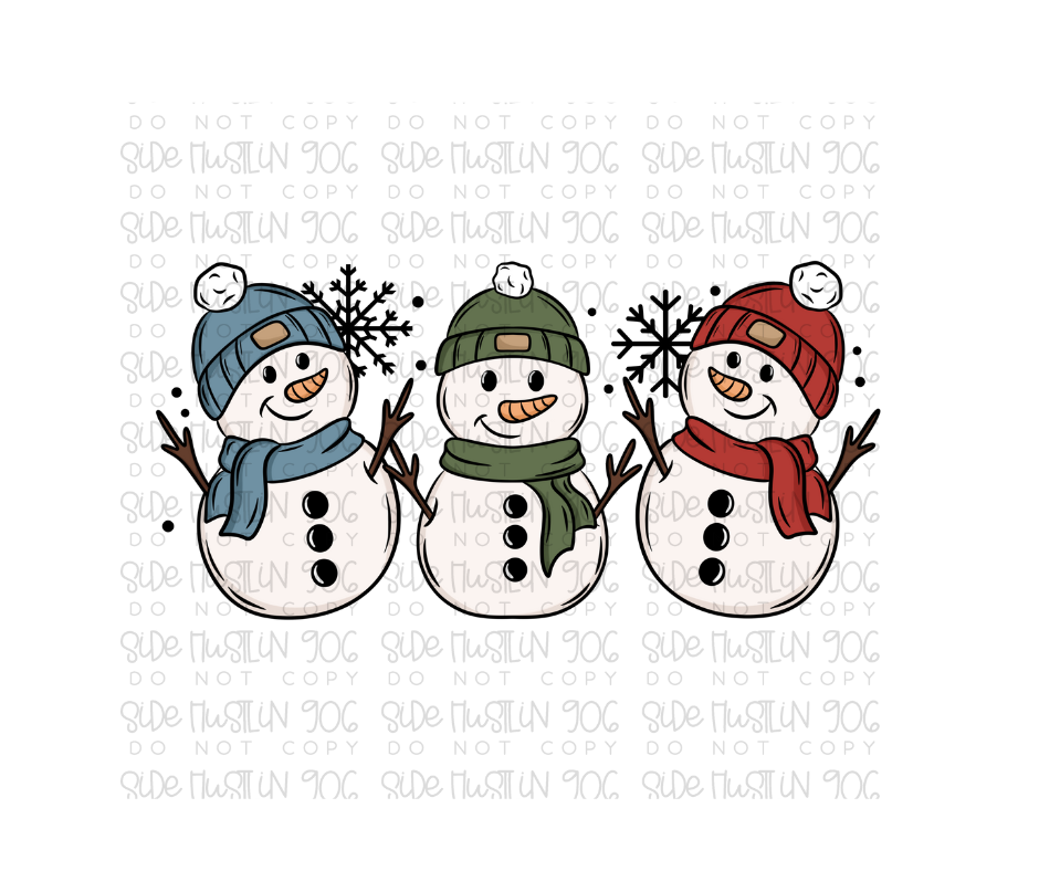 Traditional Snowman-Ready to Press Transfer