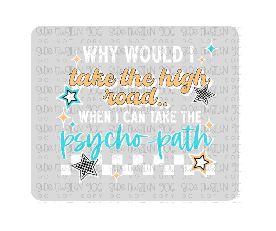 Psycho Path white-Ready to Press Transfer