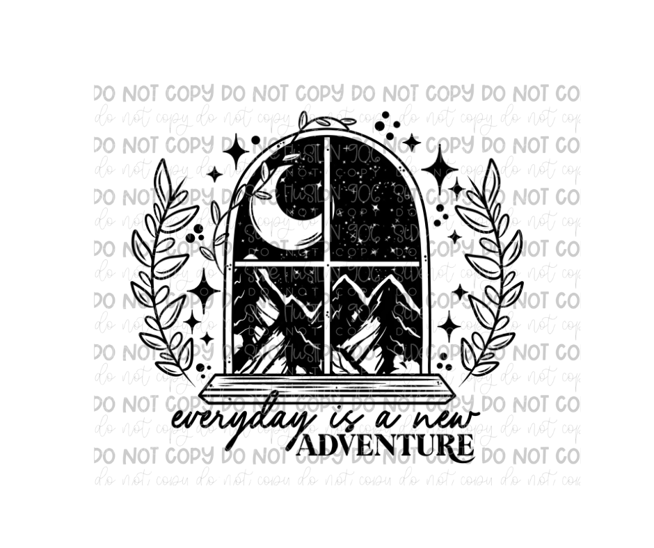 New Adventure single color-Ready to Press Transfer
