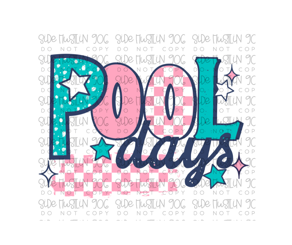 Pool Days-Ready to Press Transfer