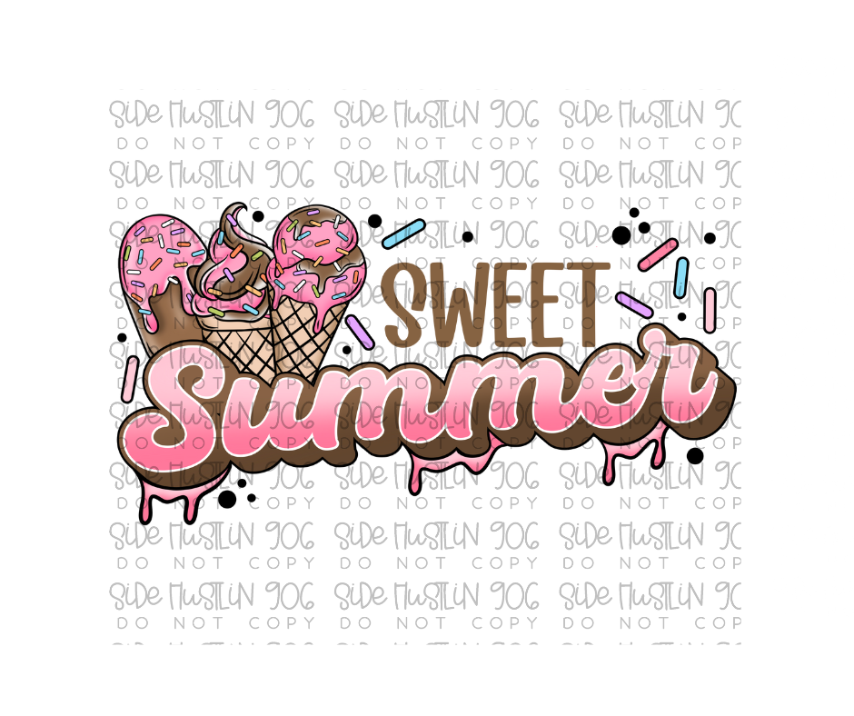 Sweet Summer-Ready to Press Transfer