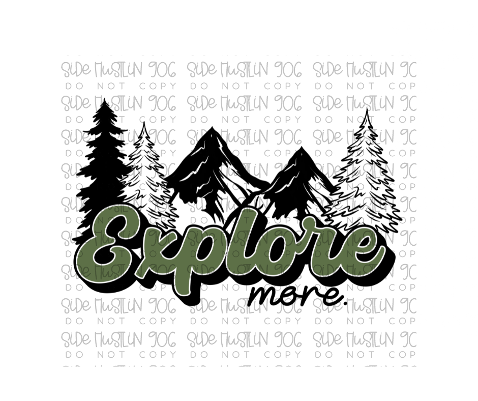 Explore More-Ready to Press Transfer