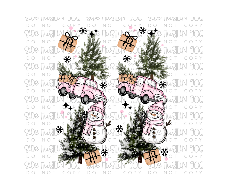 Snow if Falling Sleeve-Ready to Press Transfer