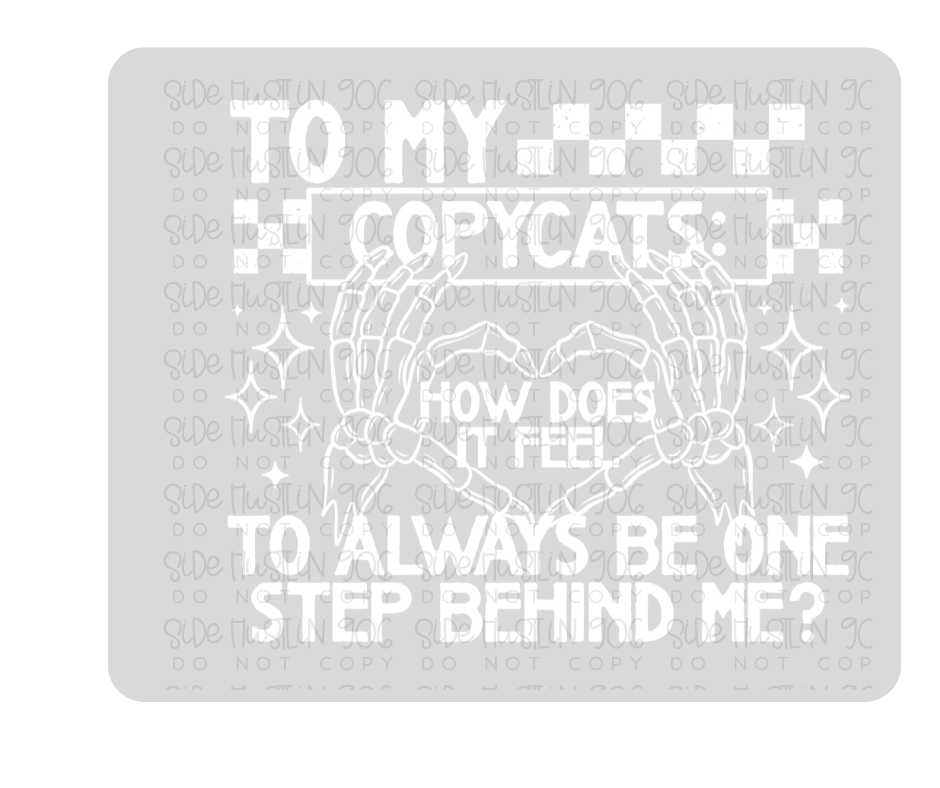 Copycats white-Ready to Press Transfer