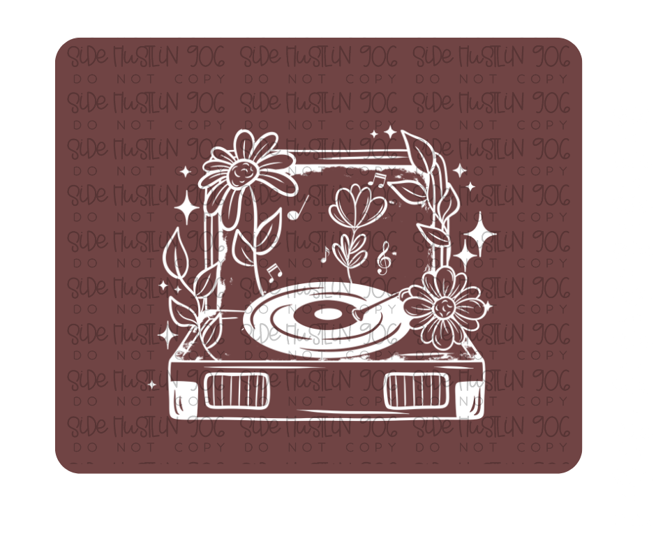 Music is My Escape no words single color white-Ready to Press Transfer
