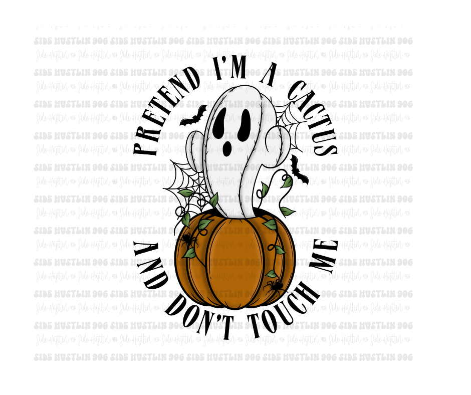Spooky Cactus-Ready to Press Transfer