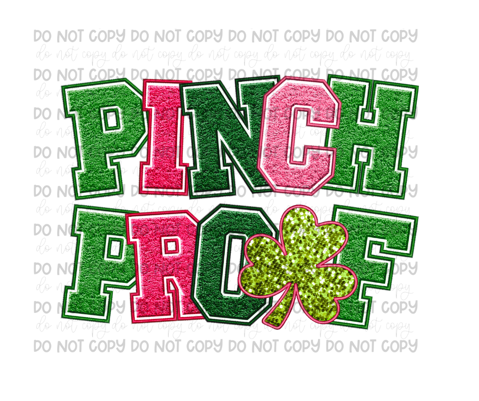 Pinch Proof-Ready to Press Transfer