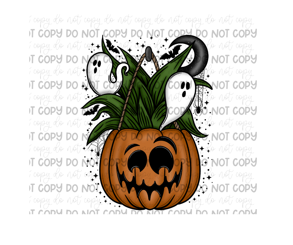 Pumpkin Plant-Ready to Press Transfer