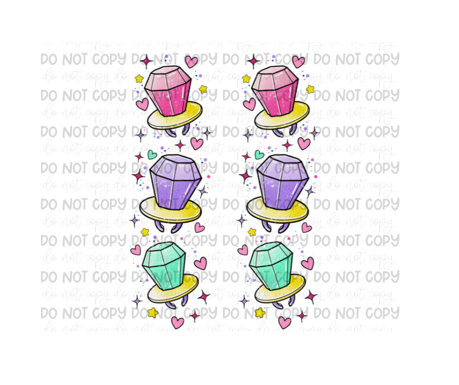 Ring pop Sleeves-Ready to Press Transfer