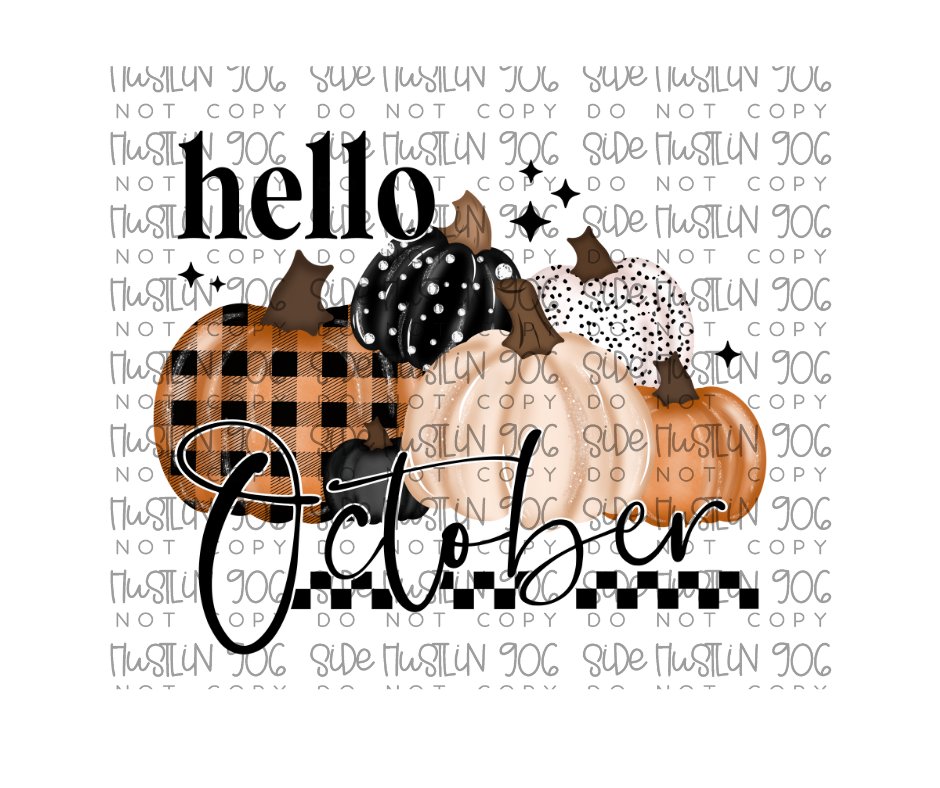 Hello October-Ready to Press Transfer