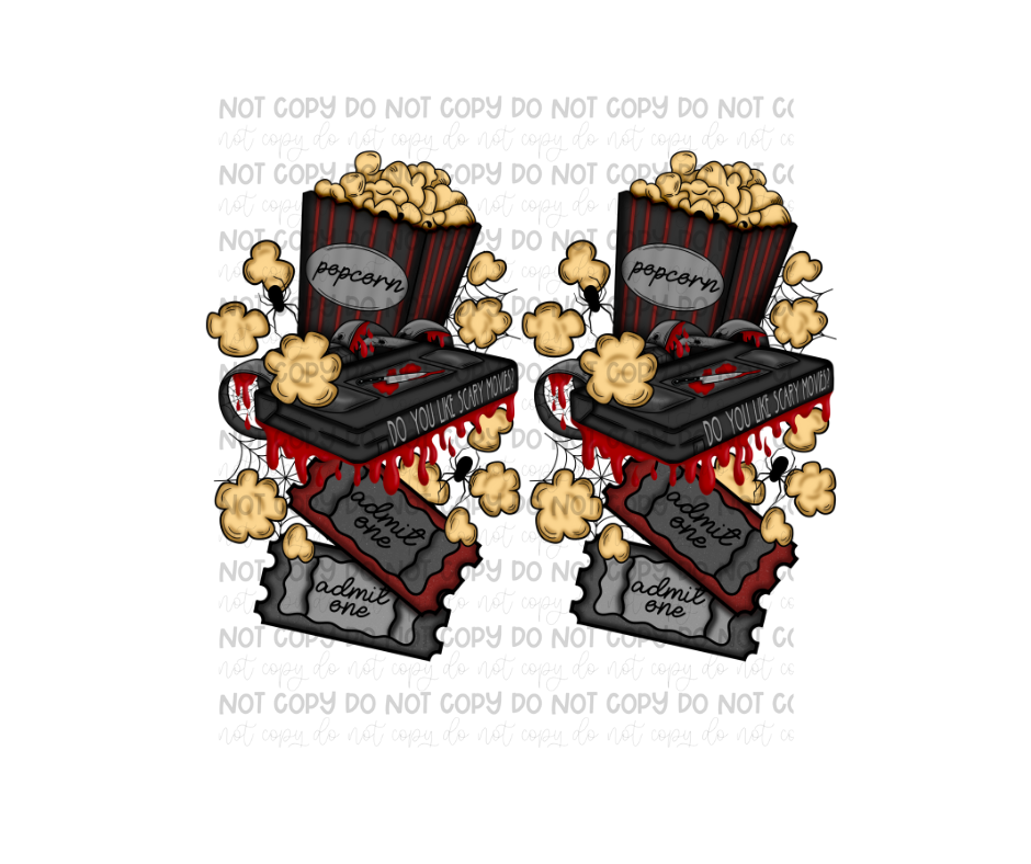 Horror Movie Sleeves-Ready to Press Transfer