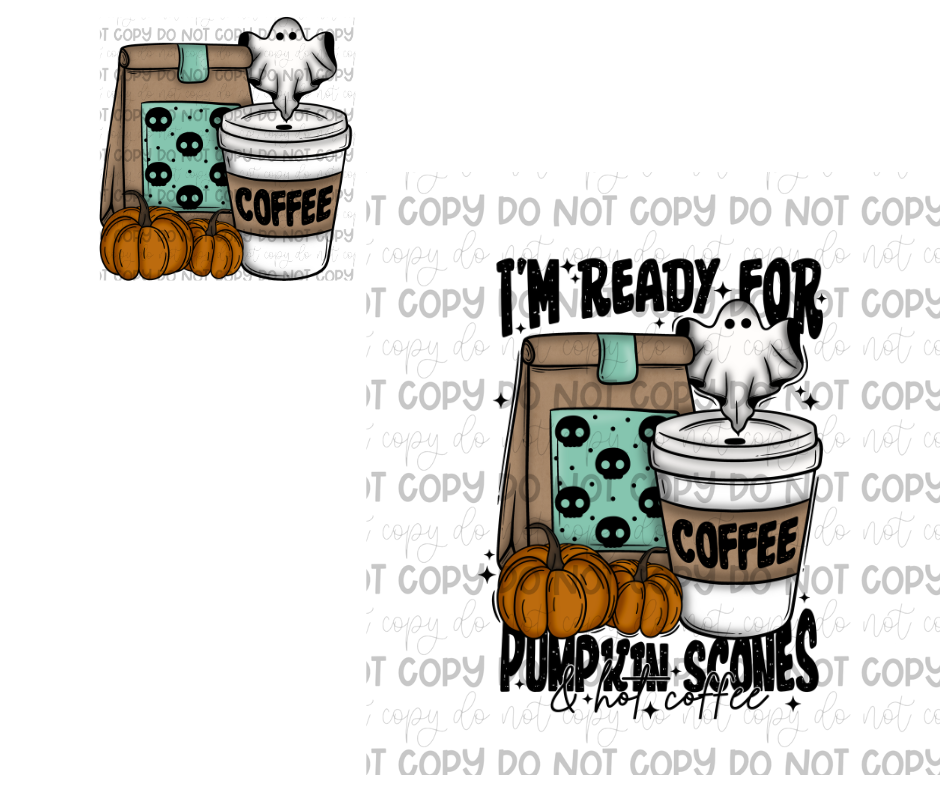 Coffee & pocekt-Ready to Press Transfer