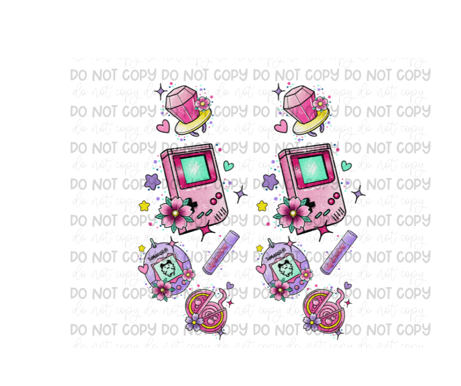 90s Flash Sleeves-Ready to Press Transfer