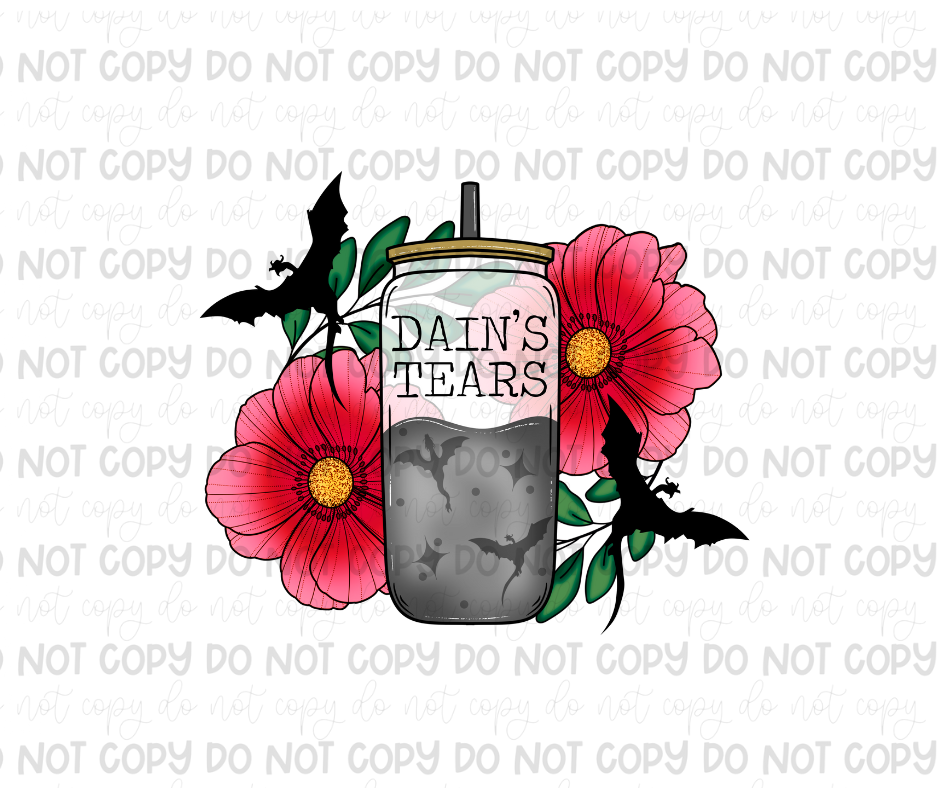 Tears -Ready to Press Transfer