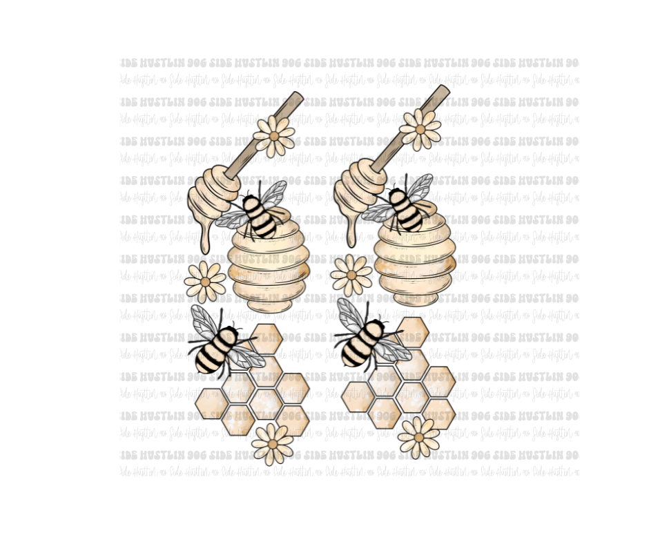 Bee Sleeves-Ready to Press Transfer