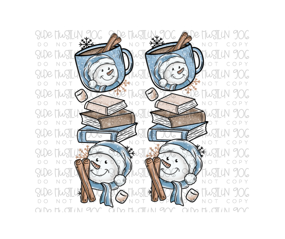Read & Cocoa Sleeves-Ready to Press Transfer