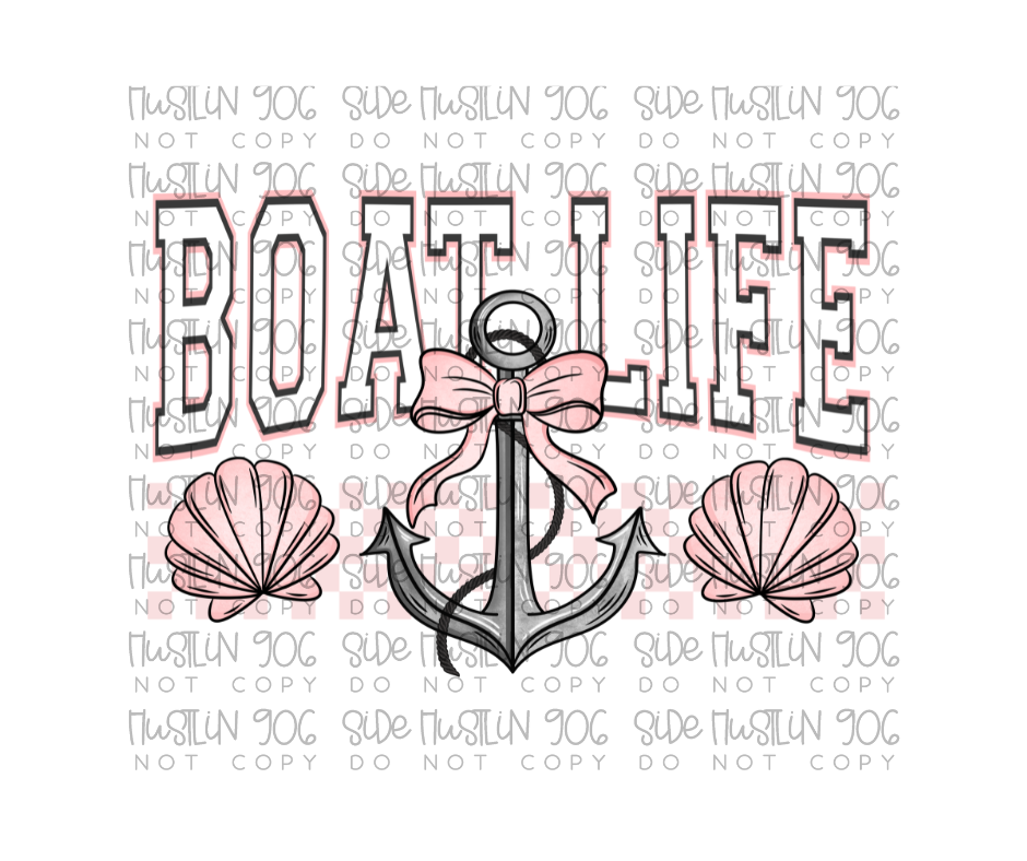Boat Life Bow-Ready to Press Transfer