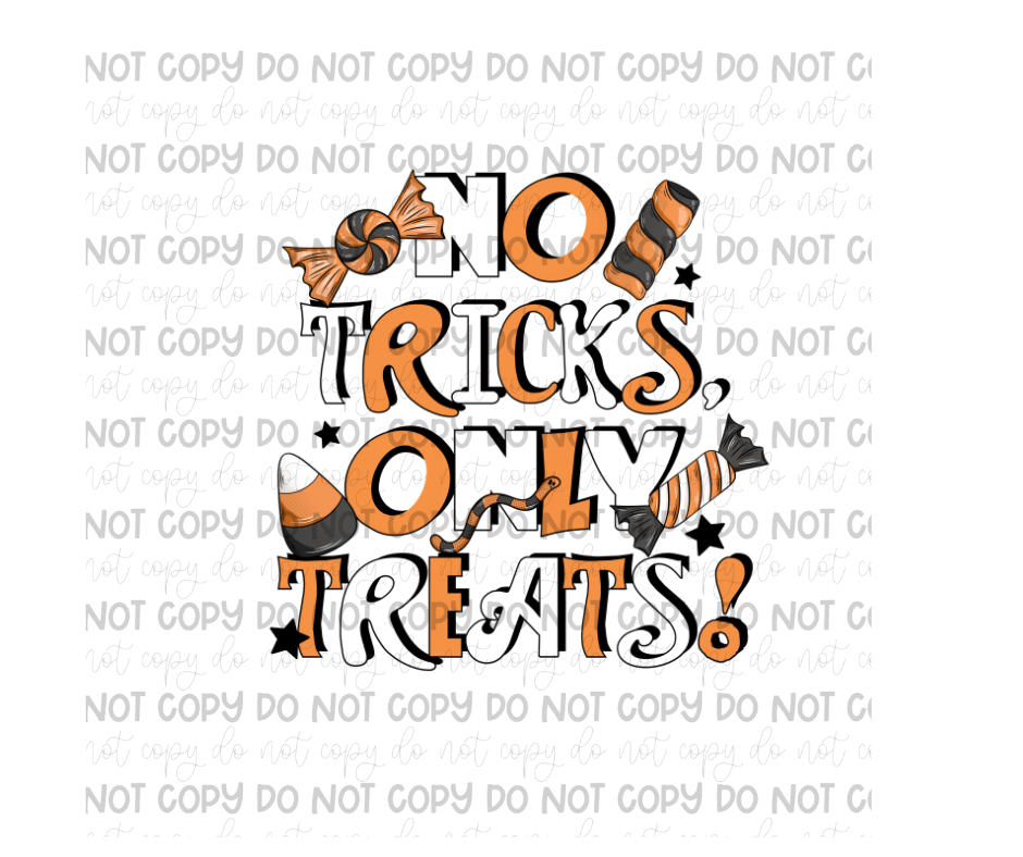 No Tricks only Treats-Ready to Press Transfer
