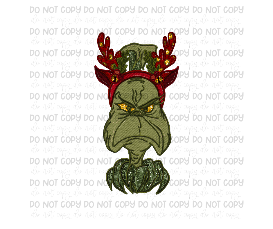 Faux Embroidery Cheer-Ready to Press Transfer