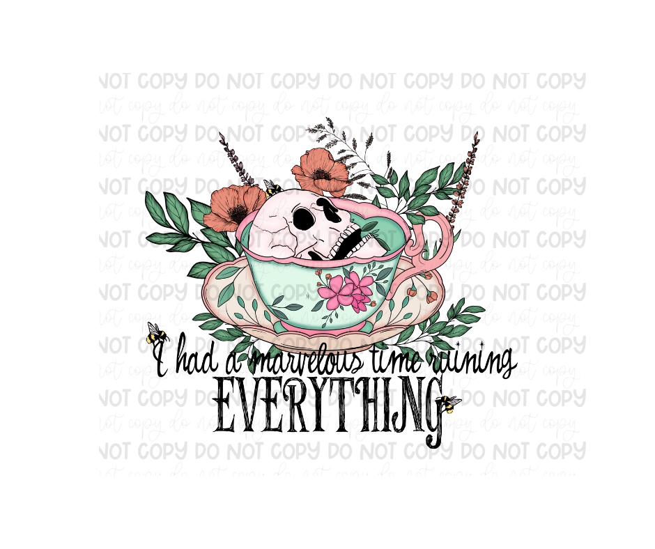 Marvelous Time color-Ready to Press Transfer