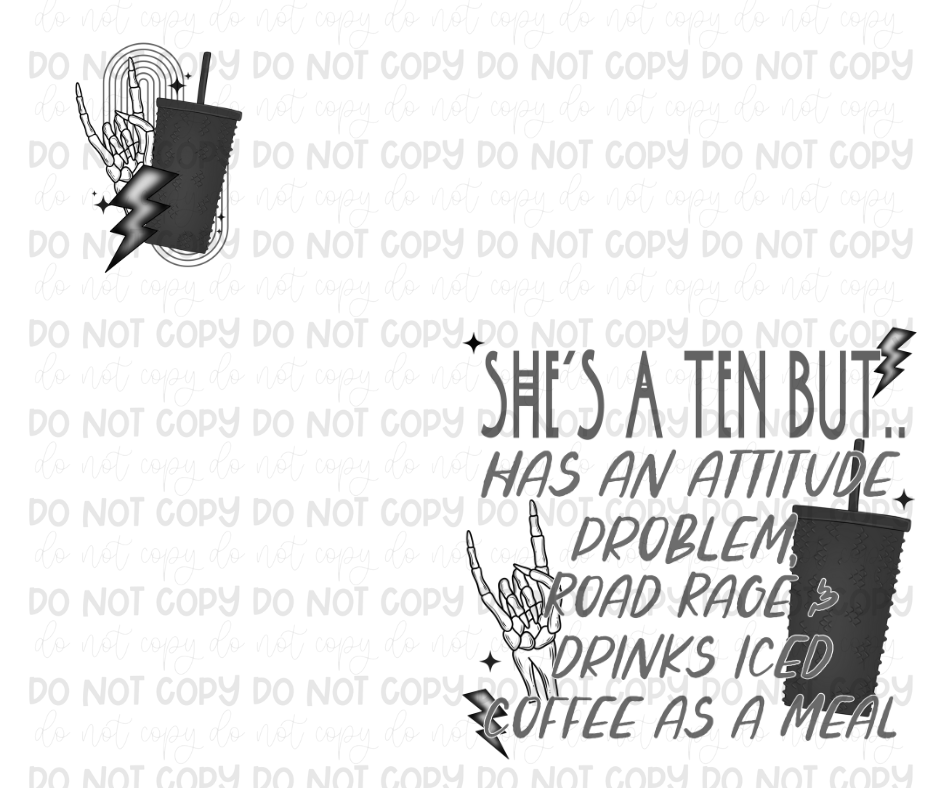 She's a 10-Ready to Press Transfer