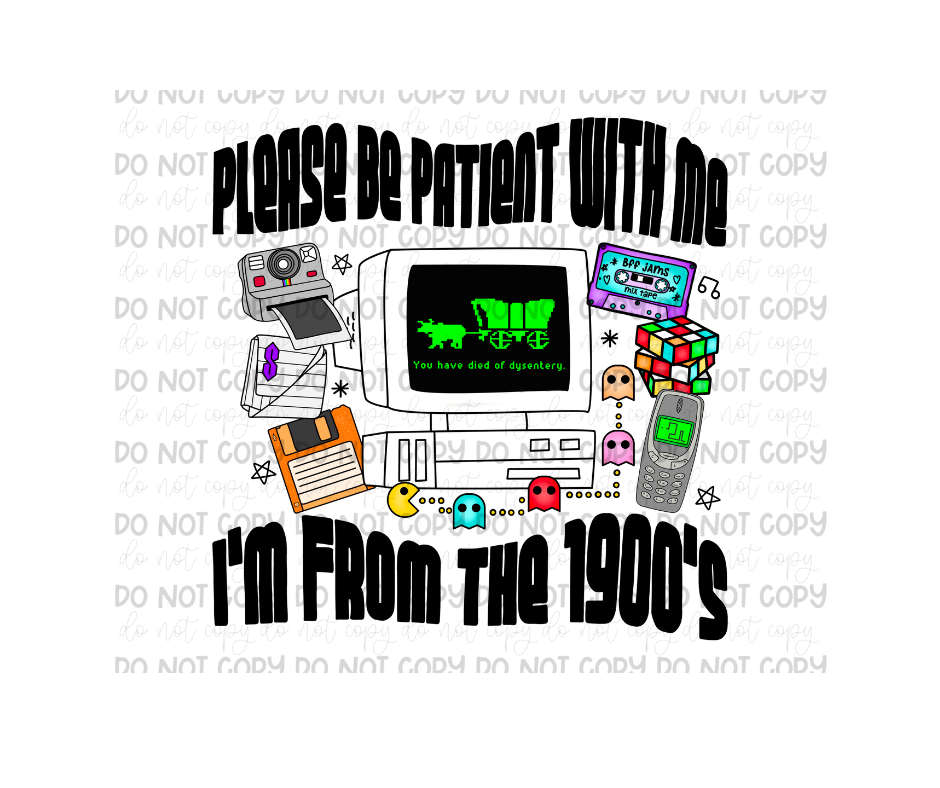 From the 1900s-Ready to Press Transfer