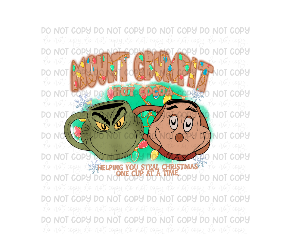 Crumpit Cocoa-Ready to Press Transfer