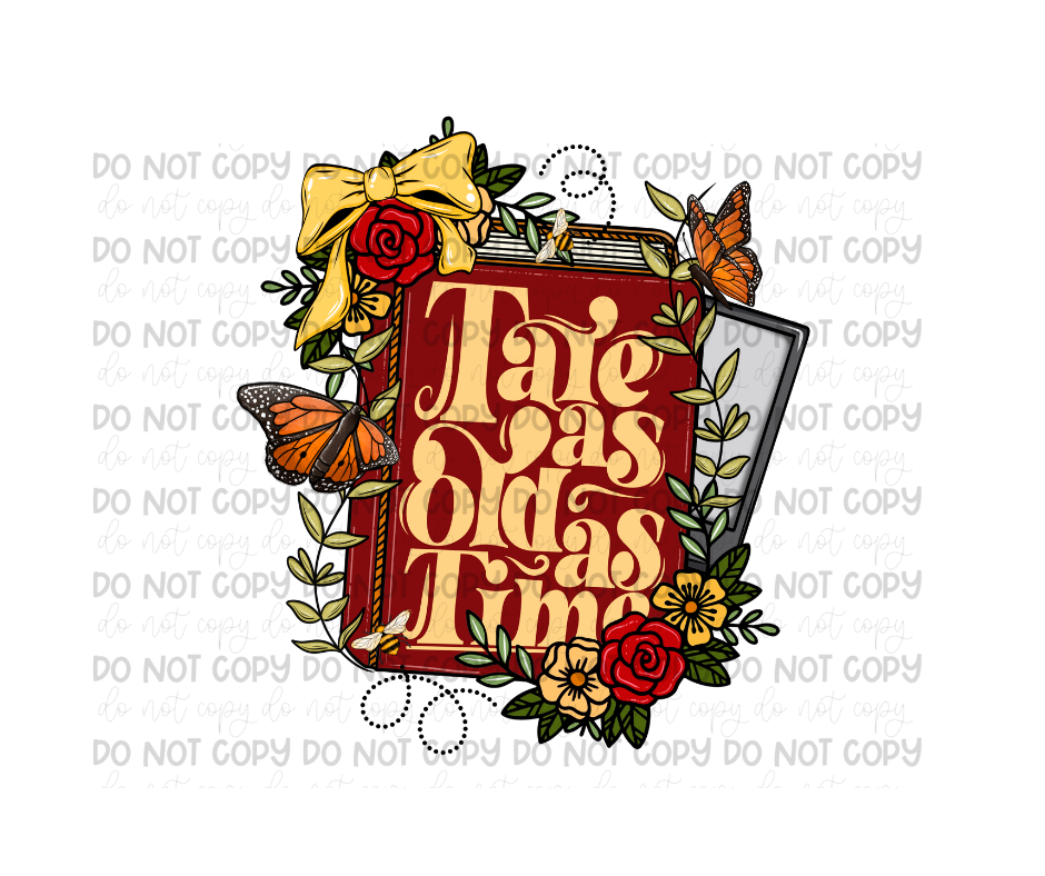 Tale as Old as time-Ready to Press Transfer