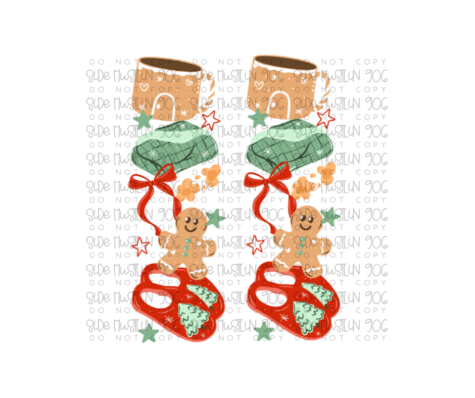 Christmas Movie Marathon Sleeve-Ready to Press Transfer
