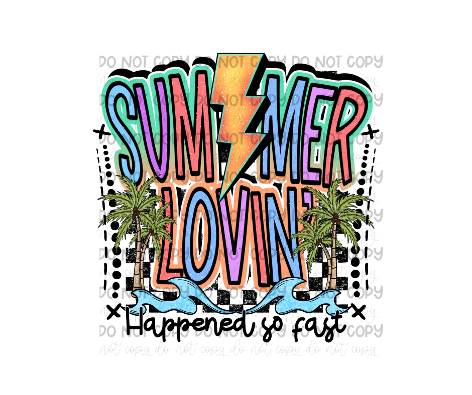 Summer Lovin-Ready to Press Transfer