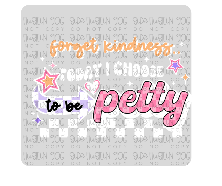 Today I Choose Petty White-Ready to Press Transfer