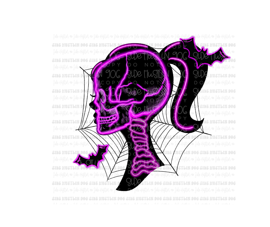 Skellie Glow B-Ready to Press Transfer