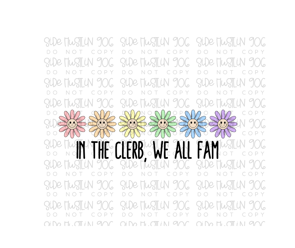 We All Fam black-Ready to Press Transfer