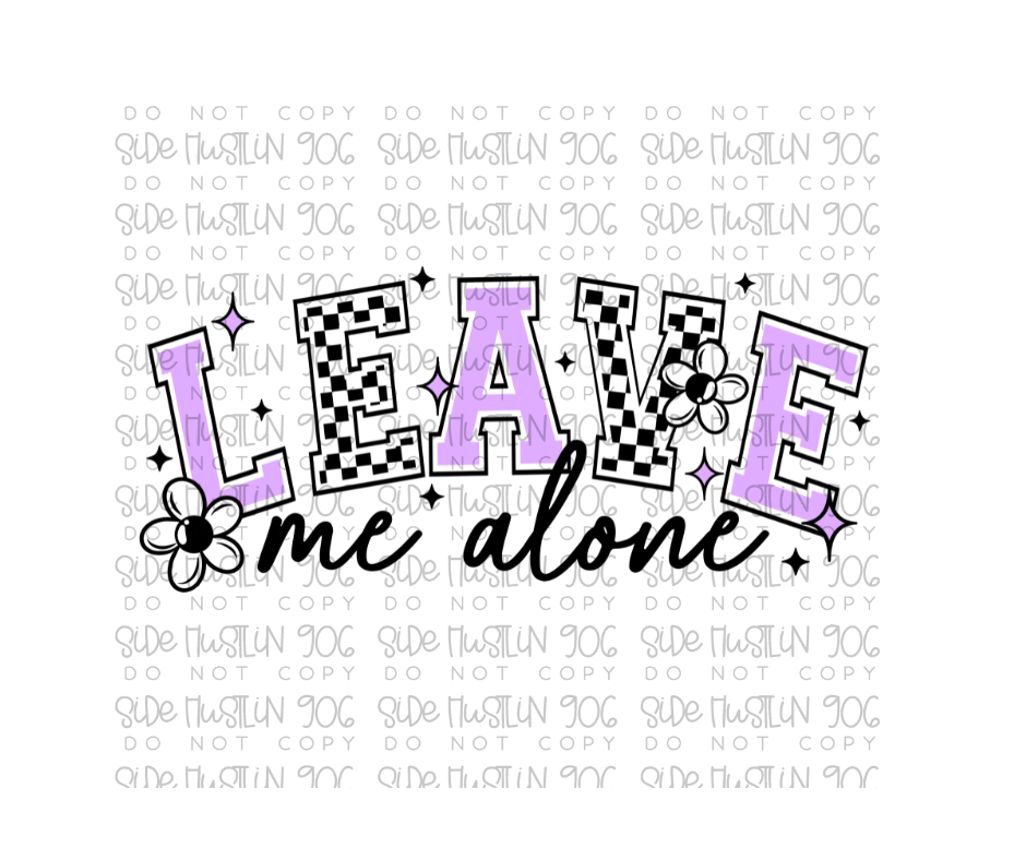 Leave me Alone-Ready to Press Transfer