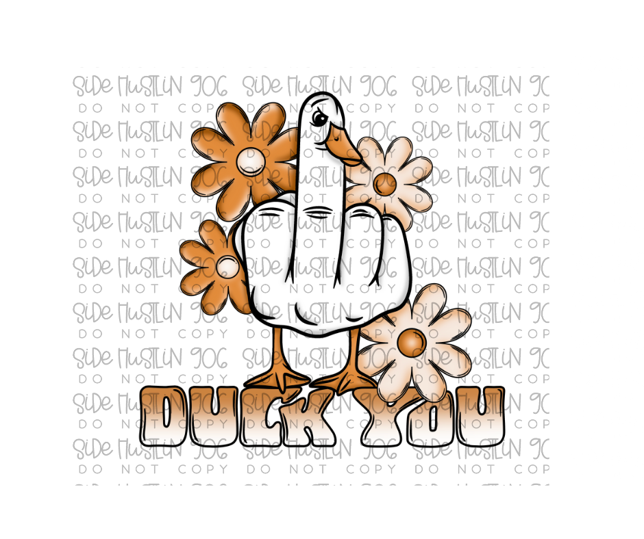 Duck You-Ready to Press Transfer