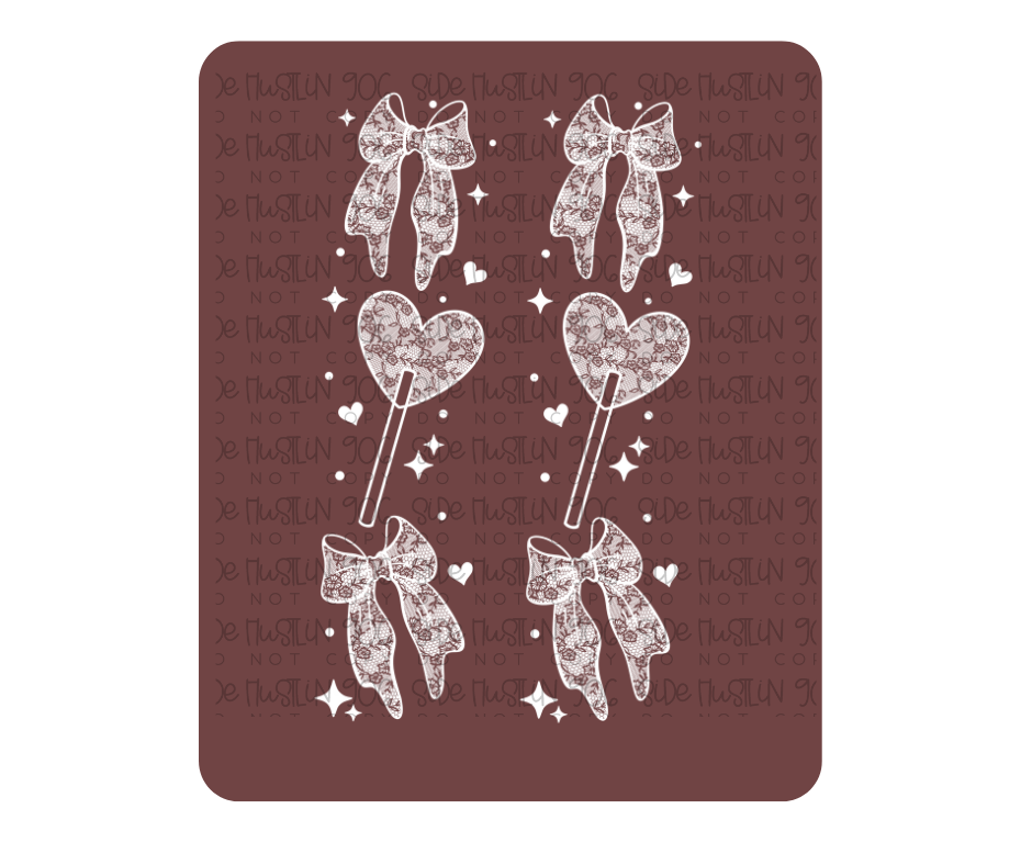 Lace Valentine Sleeve-Ready to Press Transfer