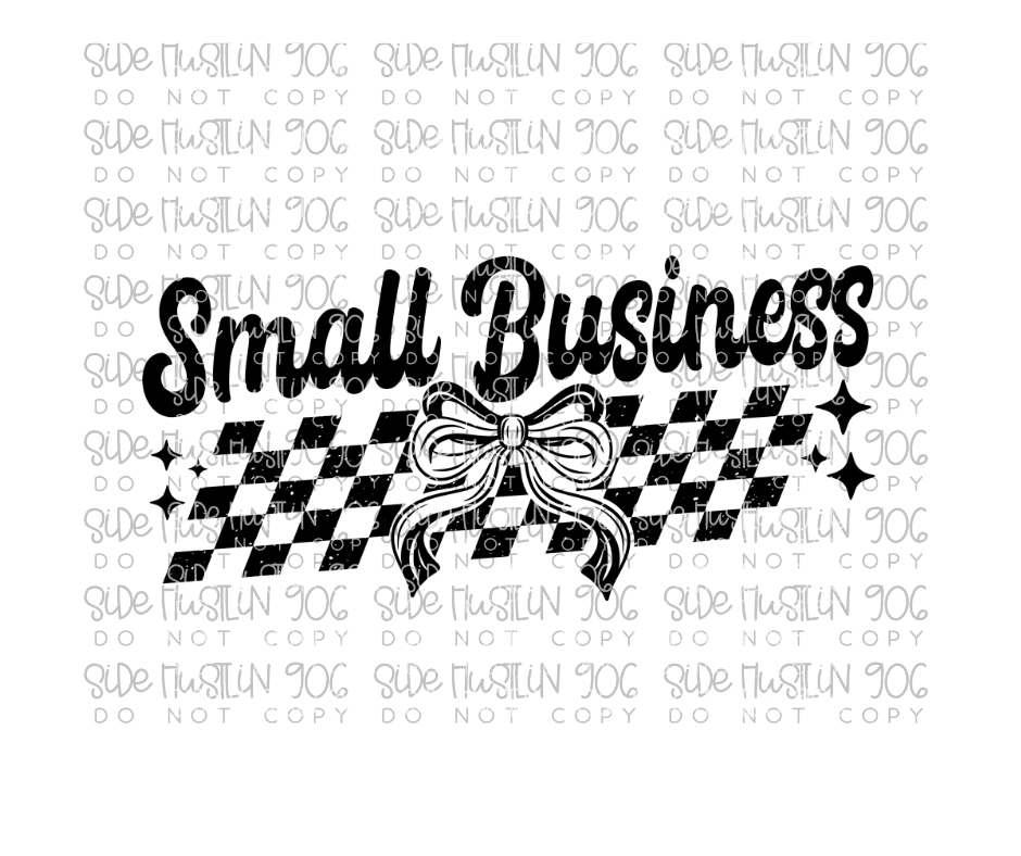 Small Business Bow-Ready to Press Transfer