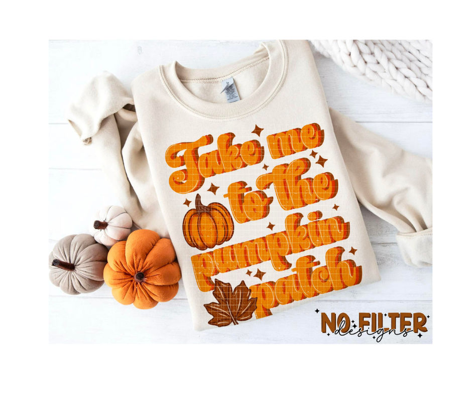 Pumpkin Patch-Ready to Press Transfer