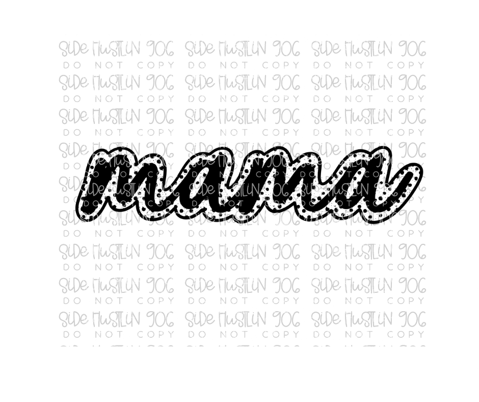 Mama black-Ready to Press Transfer