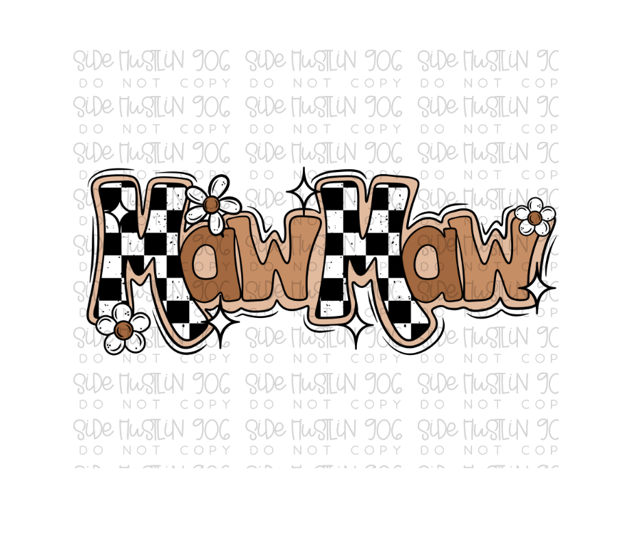 Maw Maw-Ready to Press Transfer