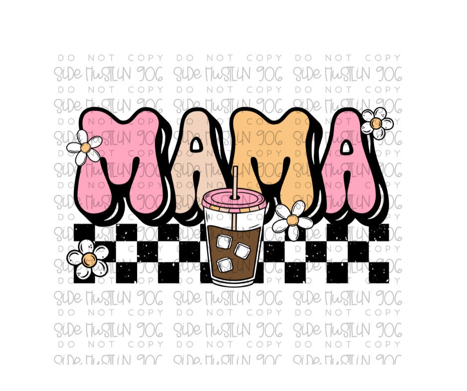 Mama Iced Coffee-Ready to Press Transfer