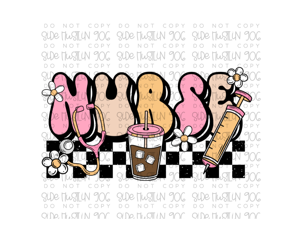 Nurse Iced Coffee-Ready to Press Transfer