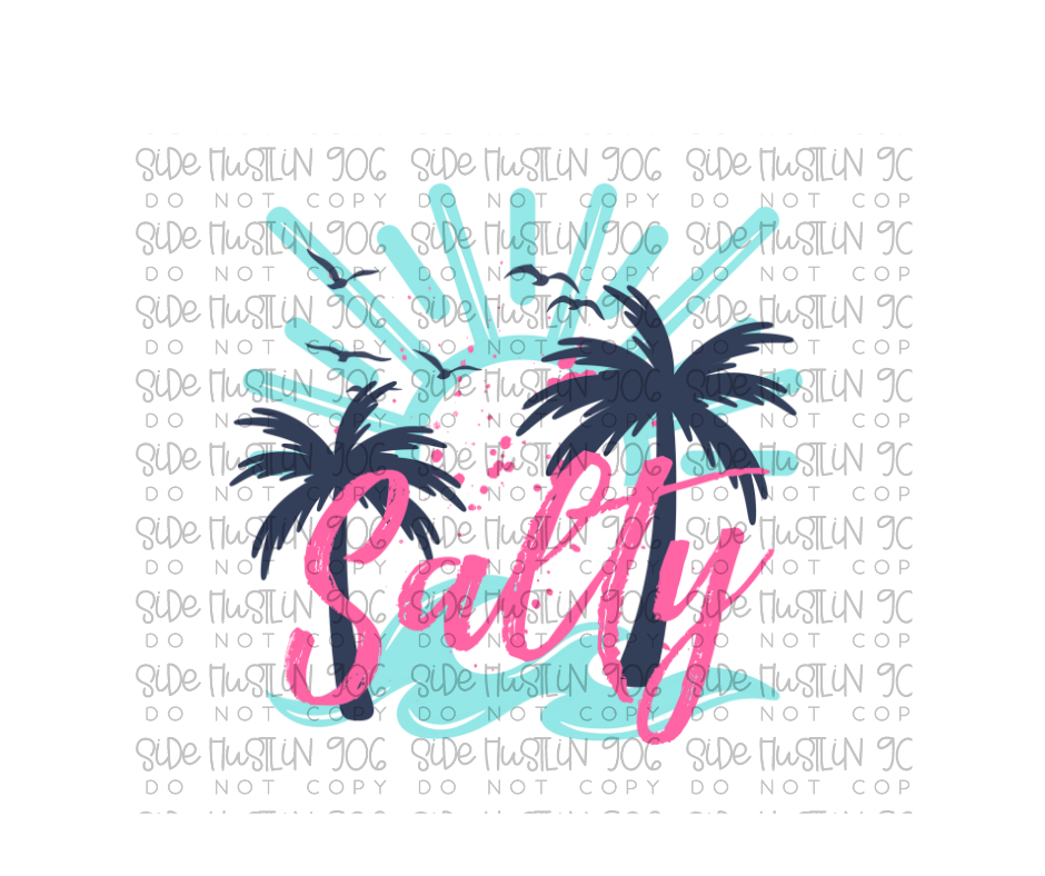 Salty-Ready to Press Transfer