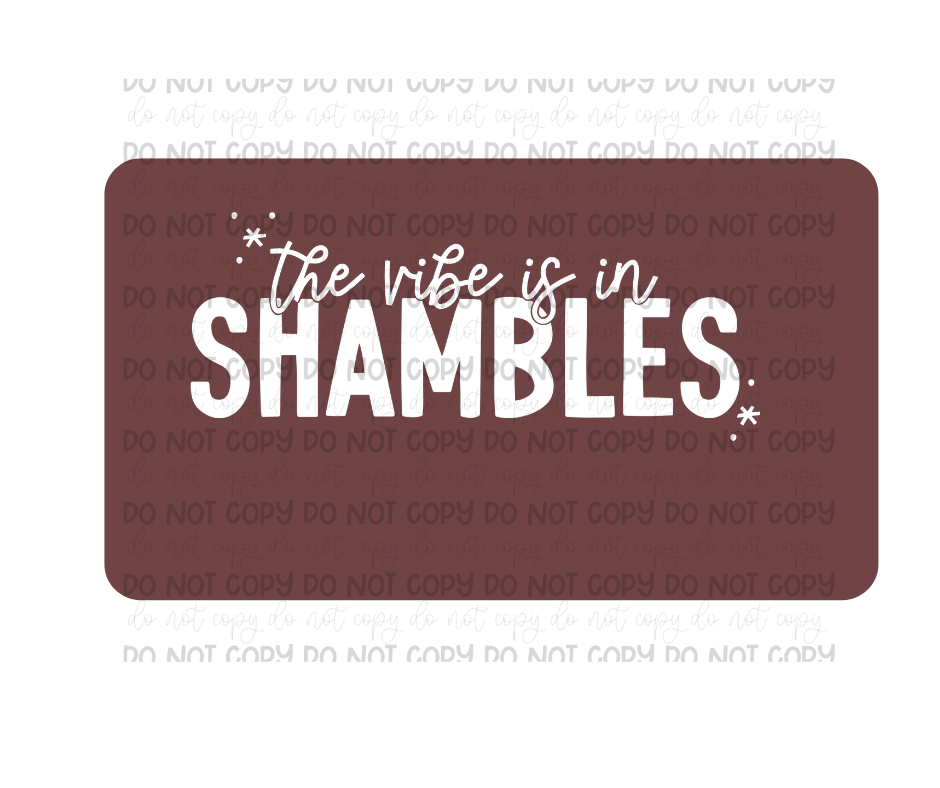 Shambles white-Ready to Press Transfer