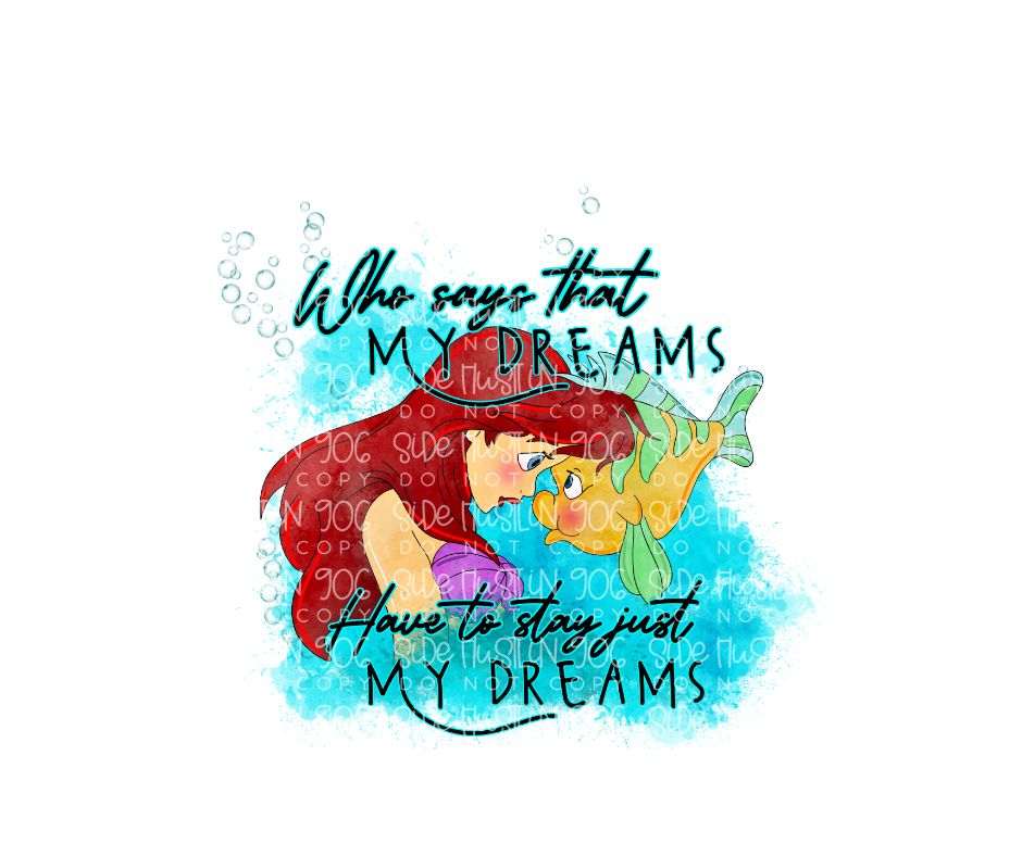 Mermaid-Ready to Press Transfer