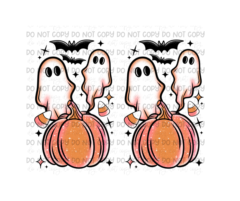 Spooky Collage half Sleeves-Ready to Press Transfer