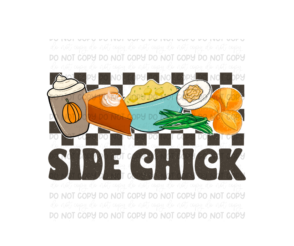 Side Chick-Ready to Press Transfer